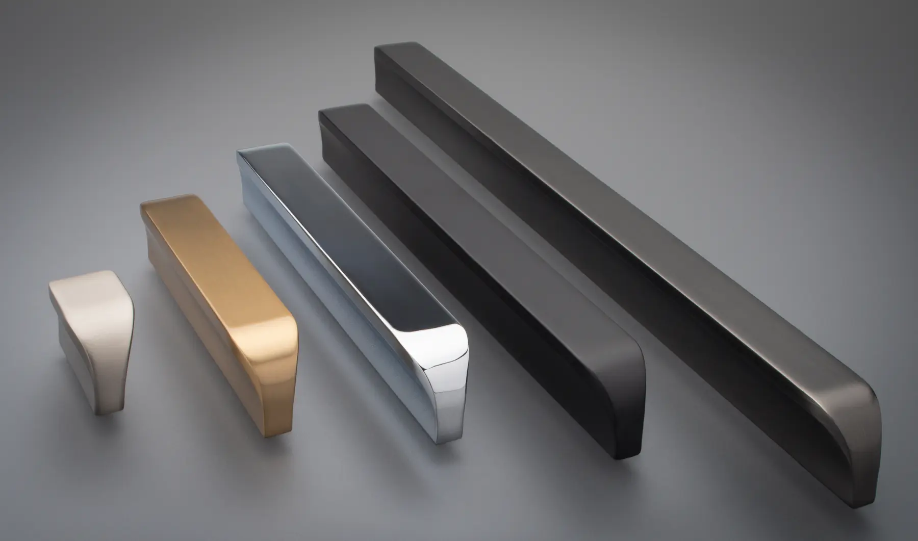 Seneca Collection - Curved Metal Cabinet Hardware | Sietto Soft